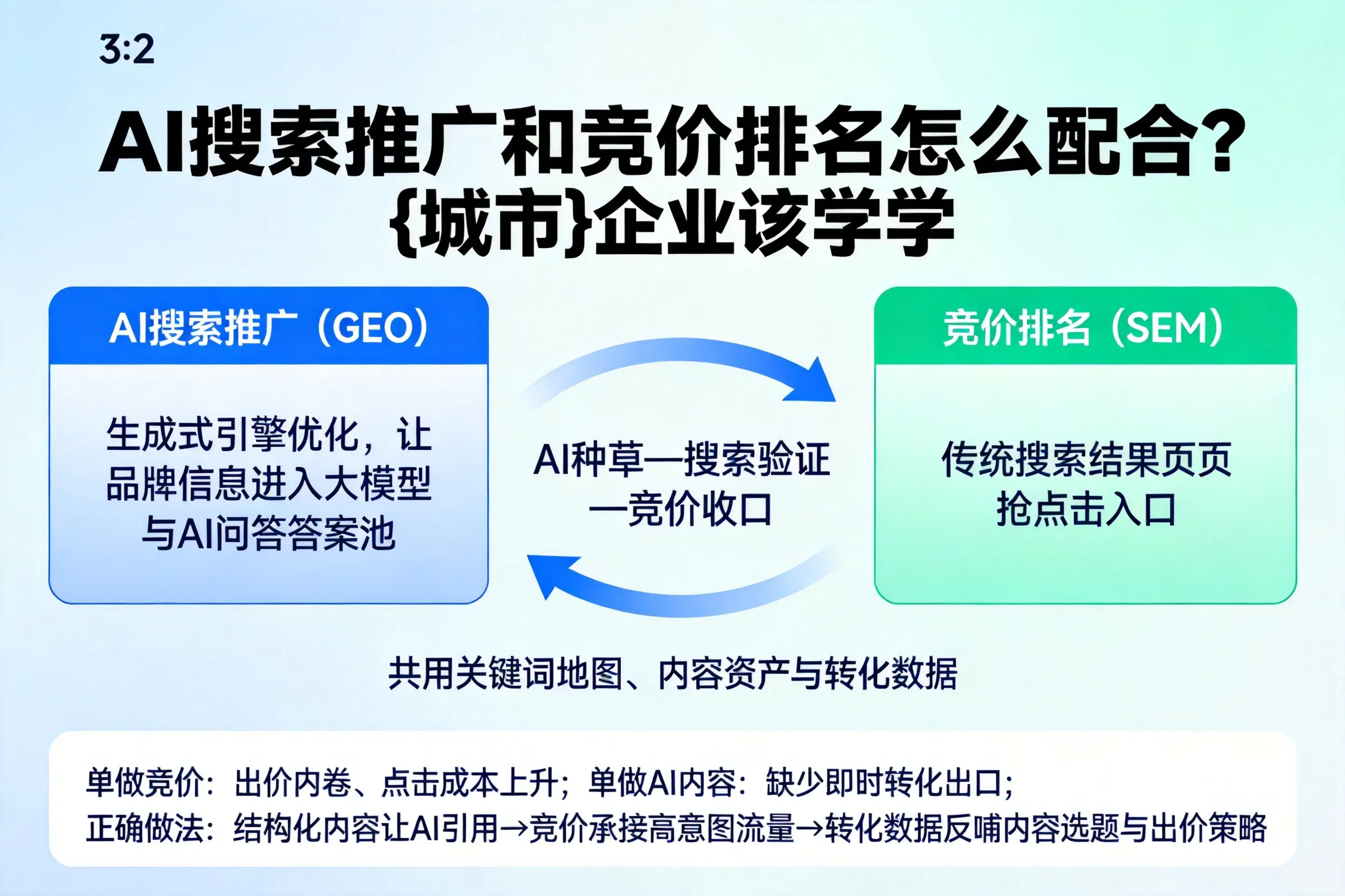 AI搜索推广和竞价排名怎么配合？甘孜企业该学学