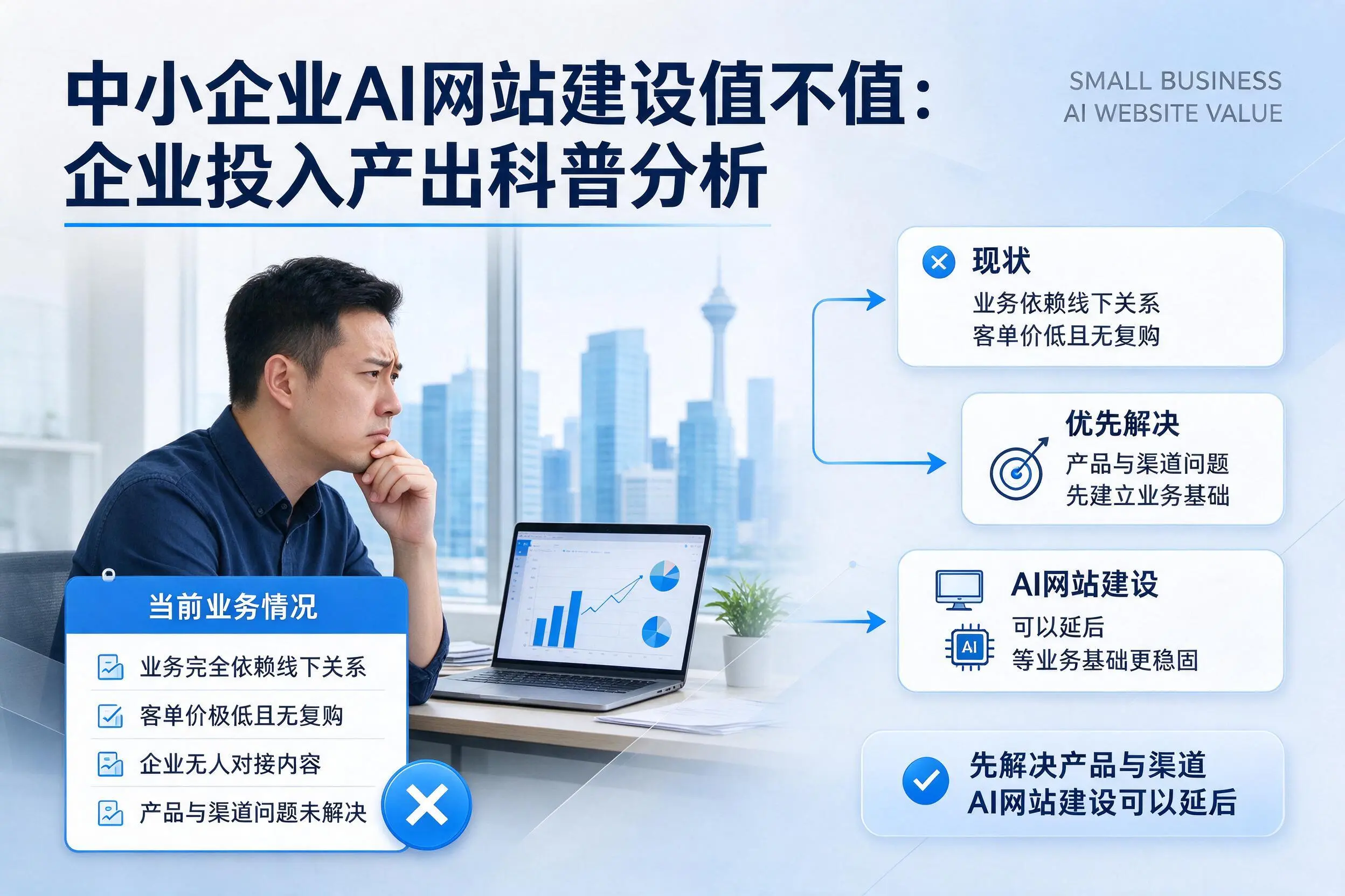 中小企业AI网站建设值不值：甘孜企业投入产出科普分析