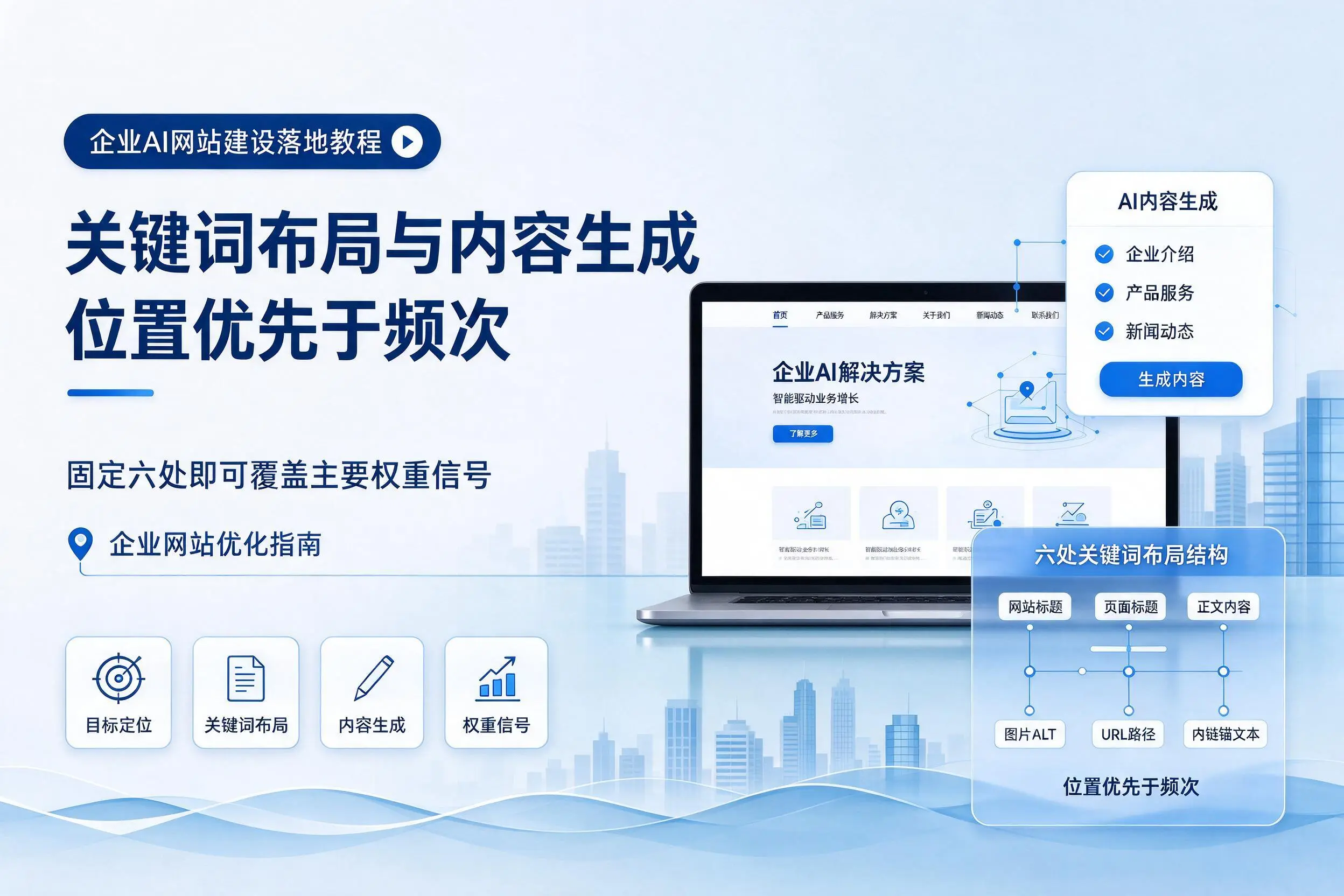甘孜企业AI网站建设落地教程：关键词布局与内容生成
